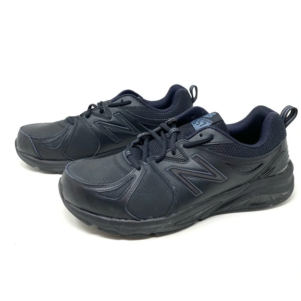 New Balance MX857AB2 Men's Cross-Training Shoes Slip Resistant All Black